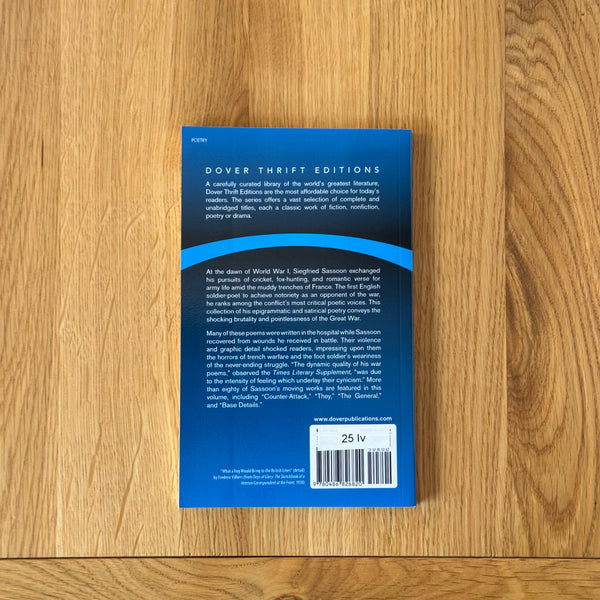 War Poems by Siegfried Sassoon