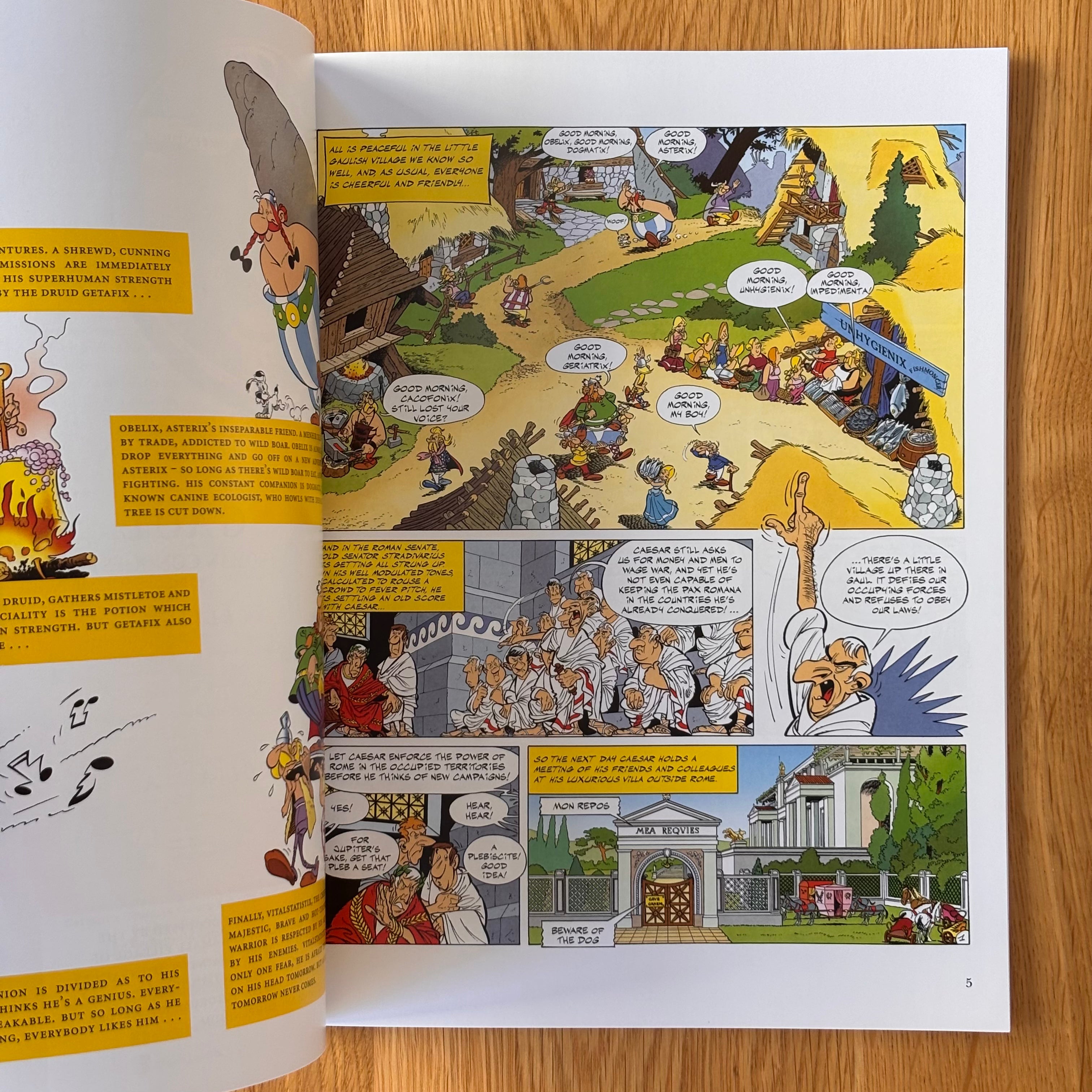 Asterix and the Roman Agent by René Goscinny and Albert Uderzo