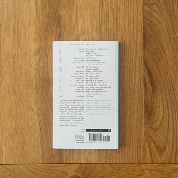 Great Ideas: God Is Dead by Friedrich Nietzsche