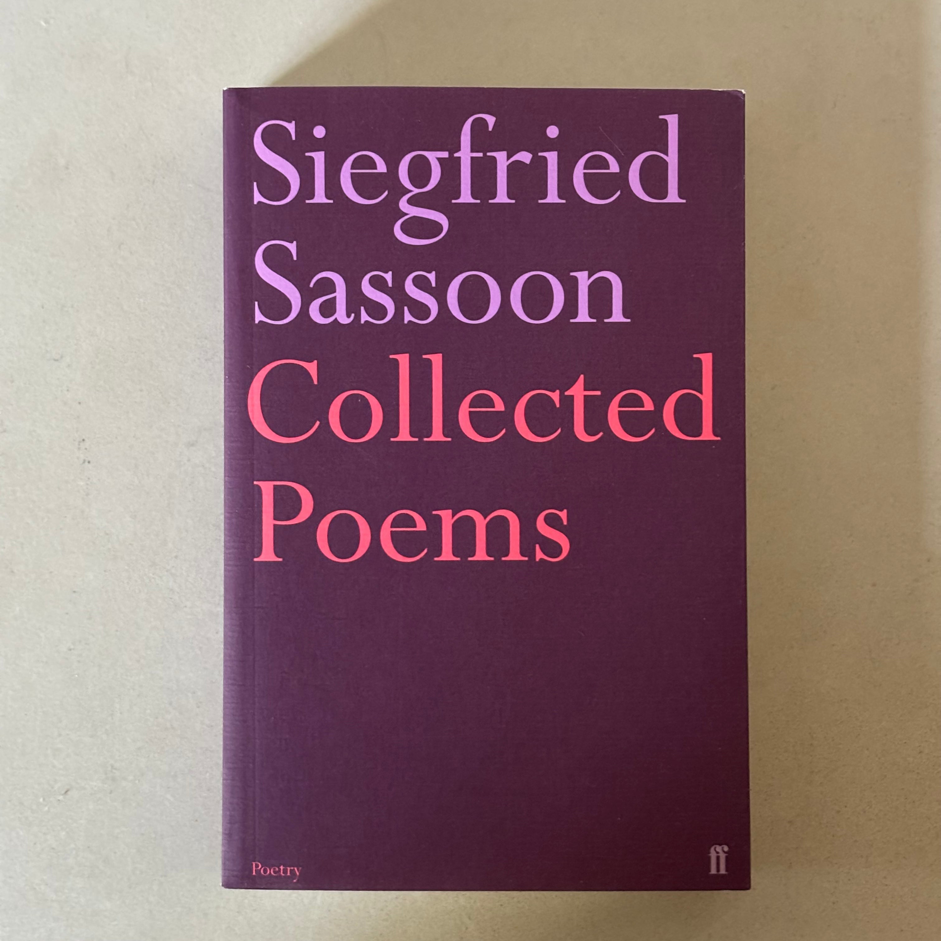 Collected Poems by Siegfried Sassoon