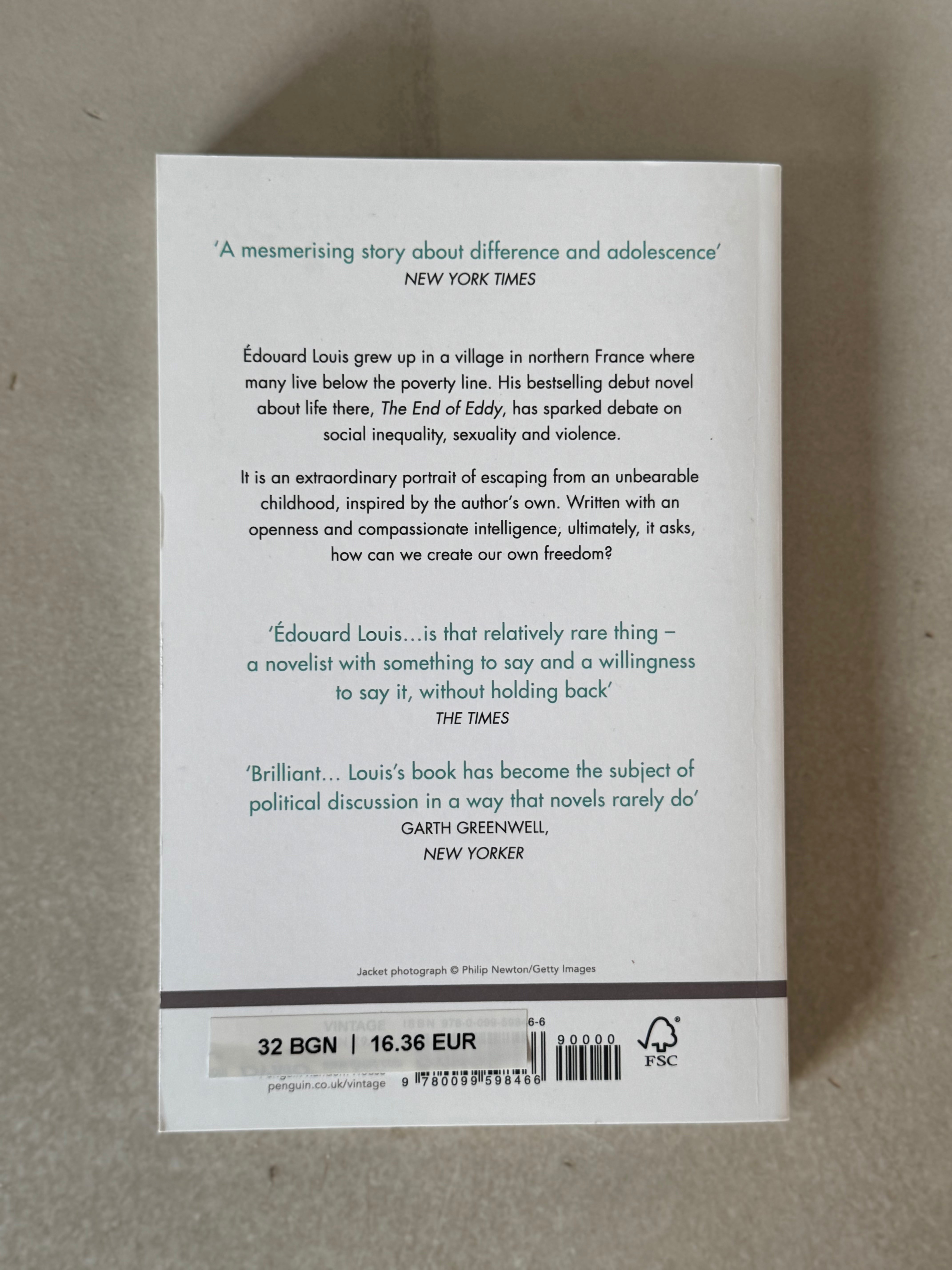 The End of Eddy by Edouard Louis