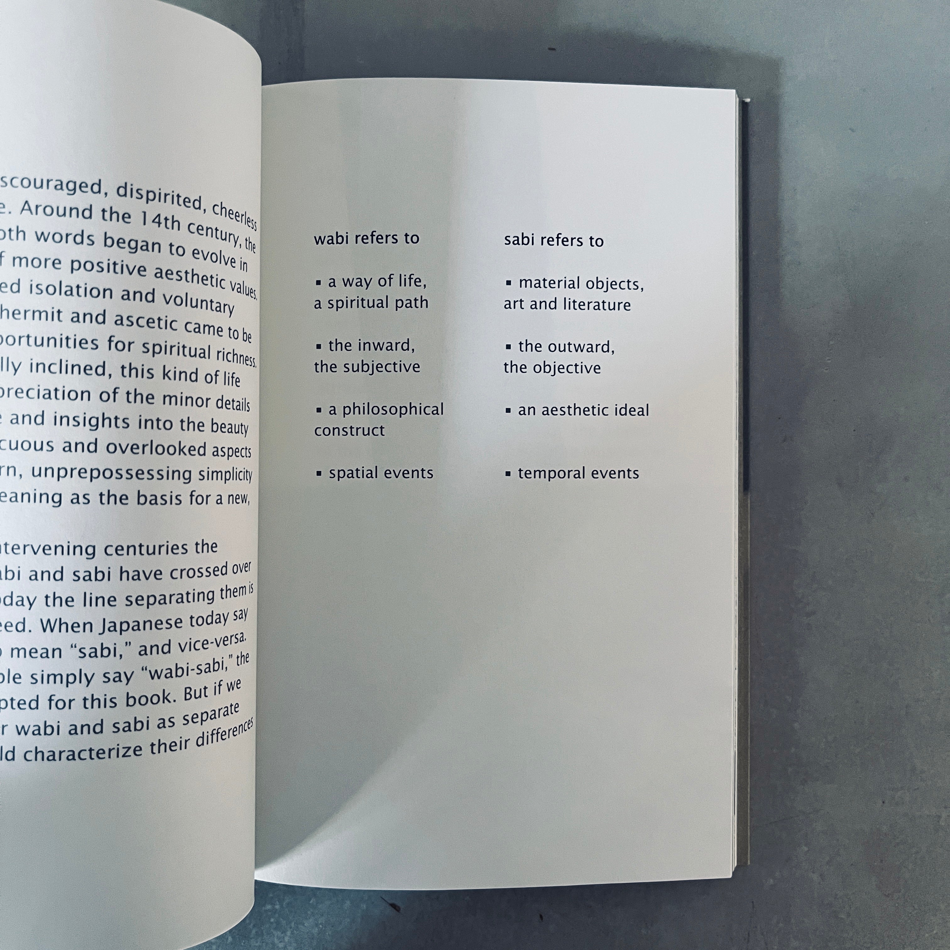 Wabi-Sabi for Artists, Designers, Poets & Philosophers by Leonard Koren