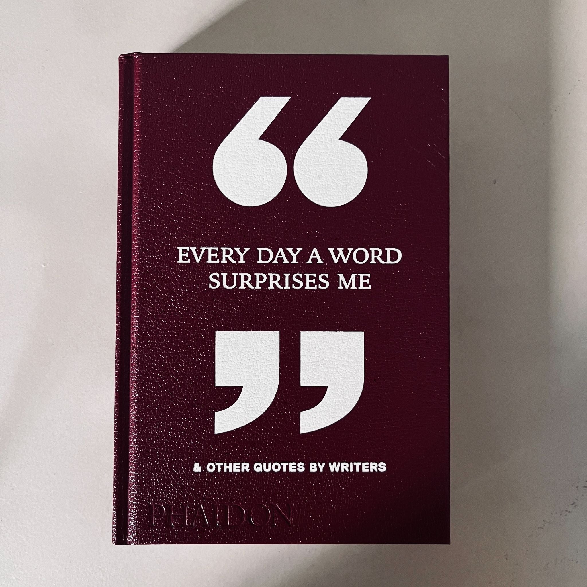Every Day a Word Surprises Me & Other Quotes by Writers