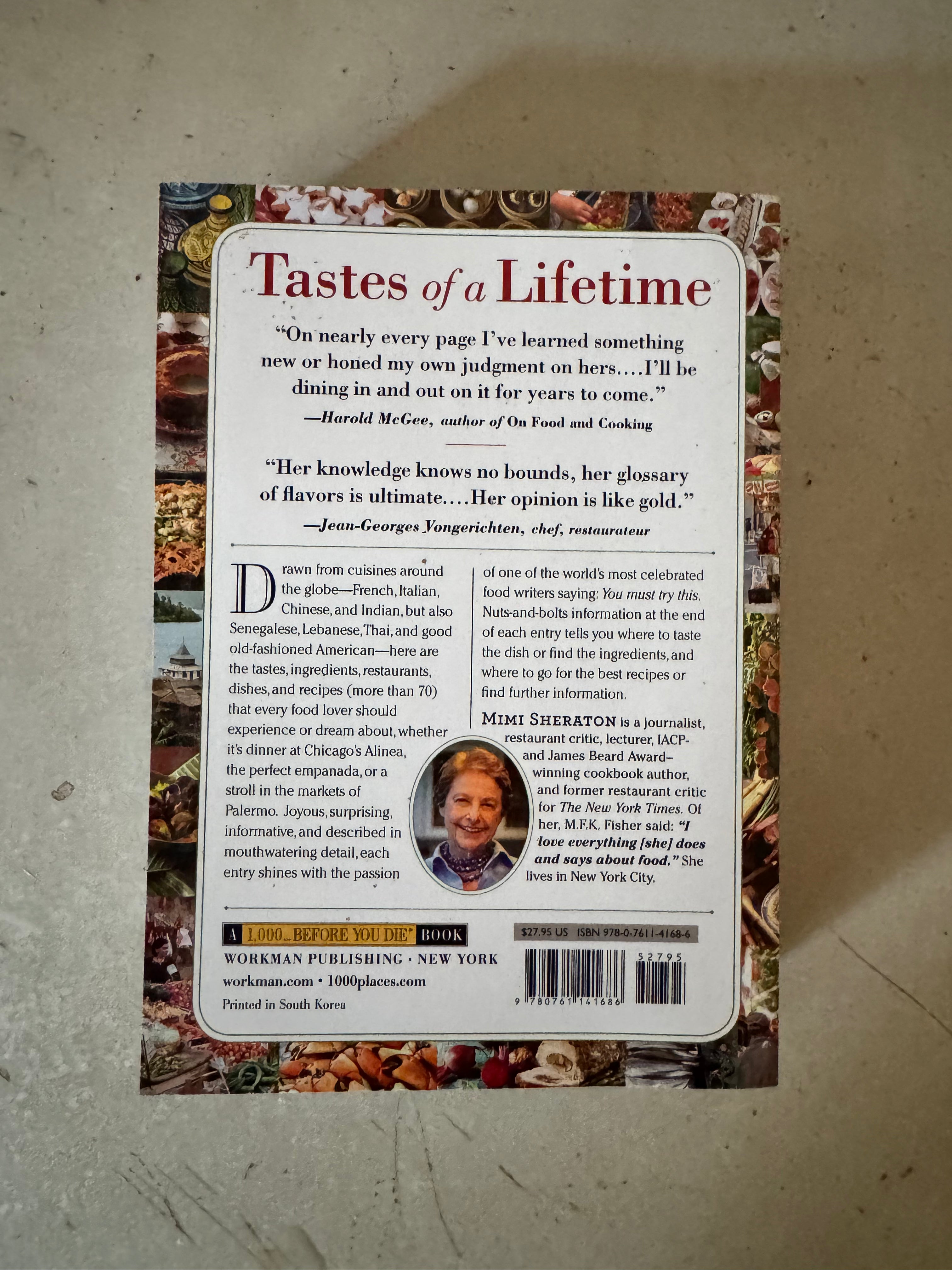 1,000 Foods To Eat Before You Die : A Food Lover's Life List by Mimi Sheraton