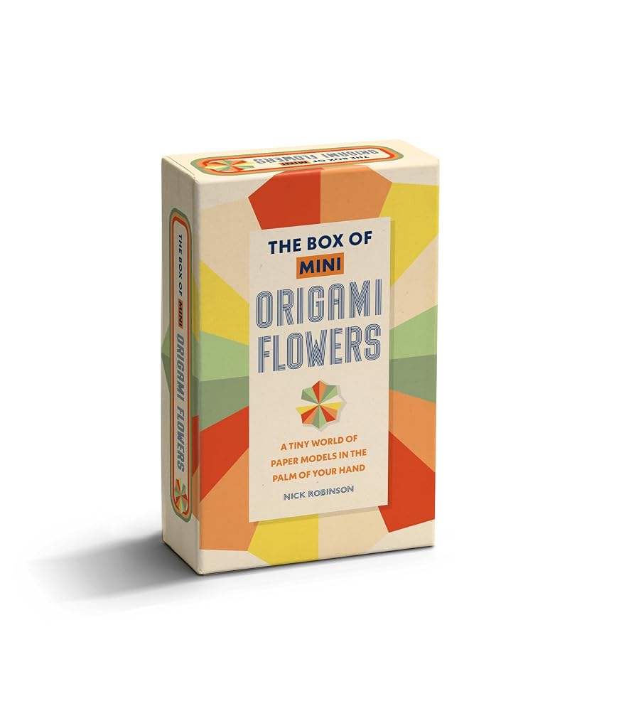 The Box of Mini Origami Flowers: A Tiny World of Paper Models in the Palm of your Hand cover image