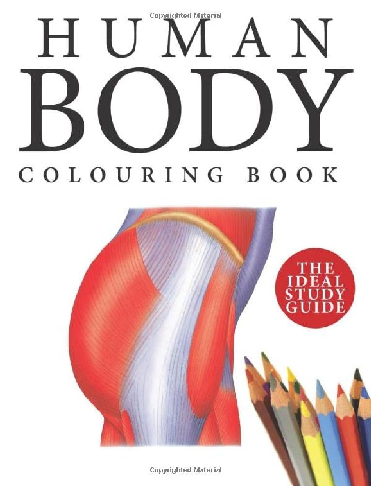 Human Body Colouring Book: Human Anatomy in 215 Illustrations cover image