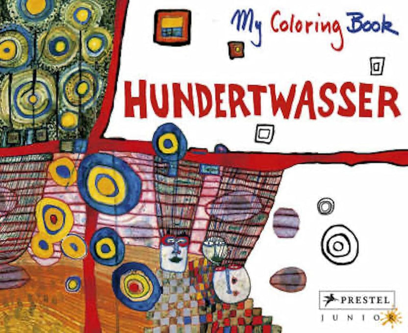 A Journey in the World of Fantasy with Hundertwasser: Painting Book: A Journey in the world of phantasy with Hundertwasser (Coloring Books) cover image