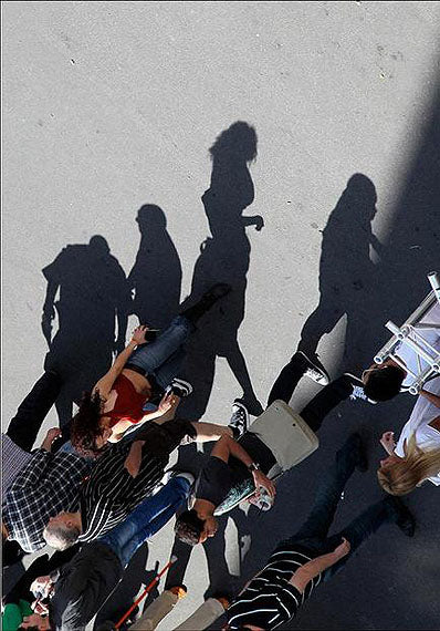 When Shadows Cast People by Julia Kissina