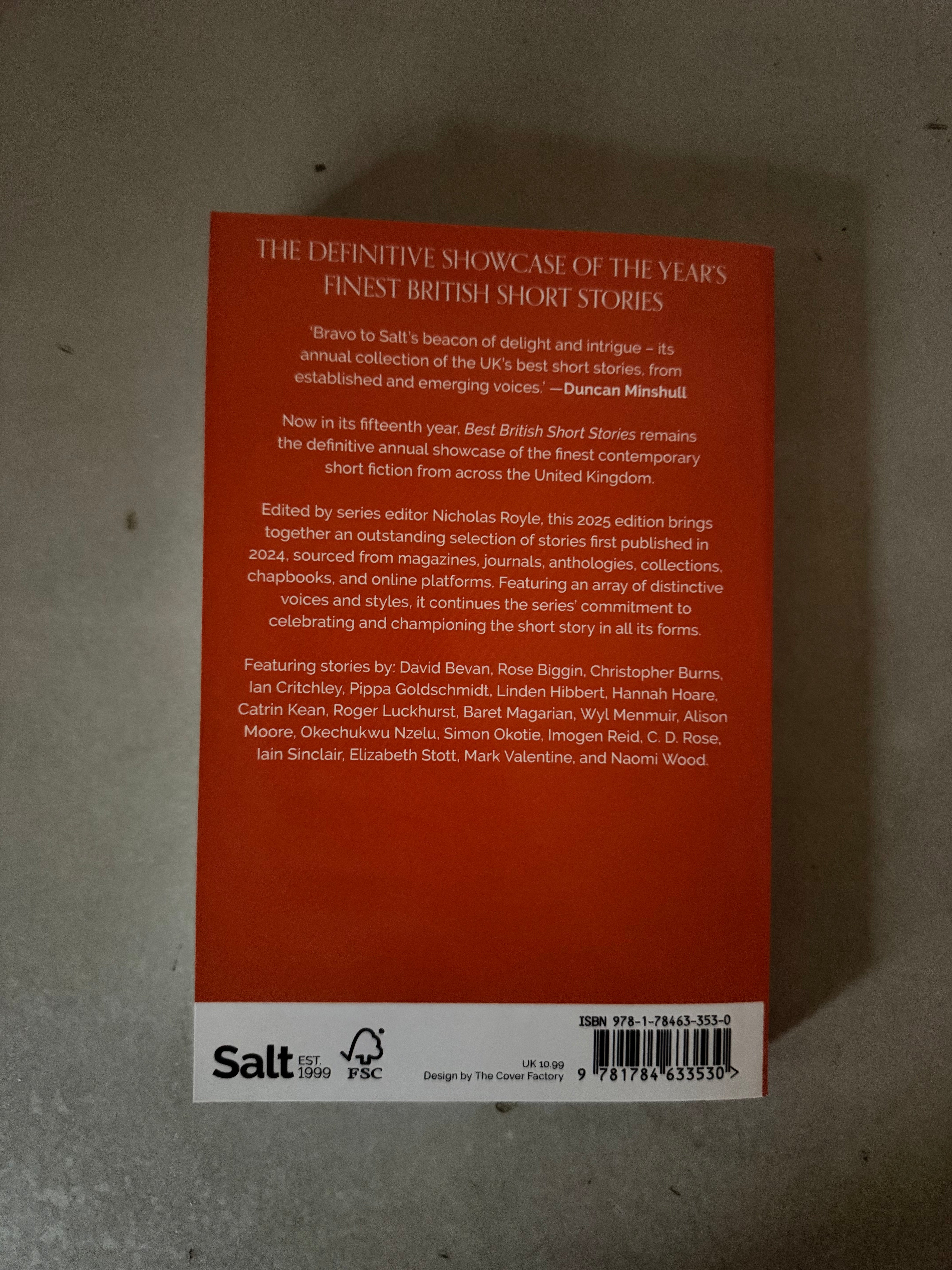 Best British Short Stories 2025