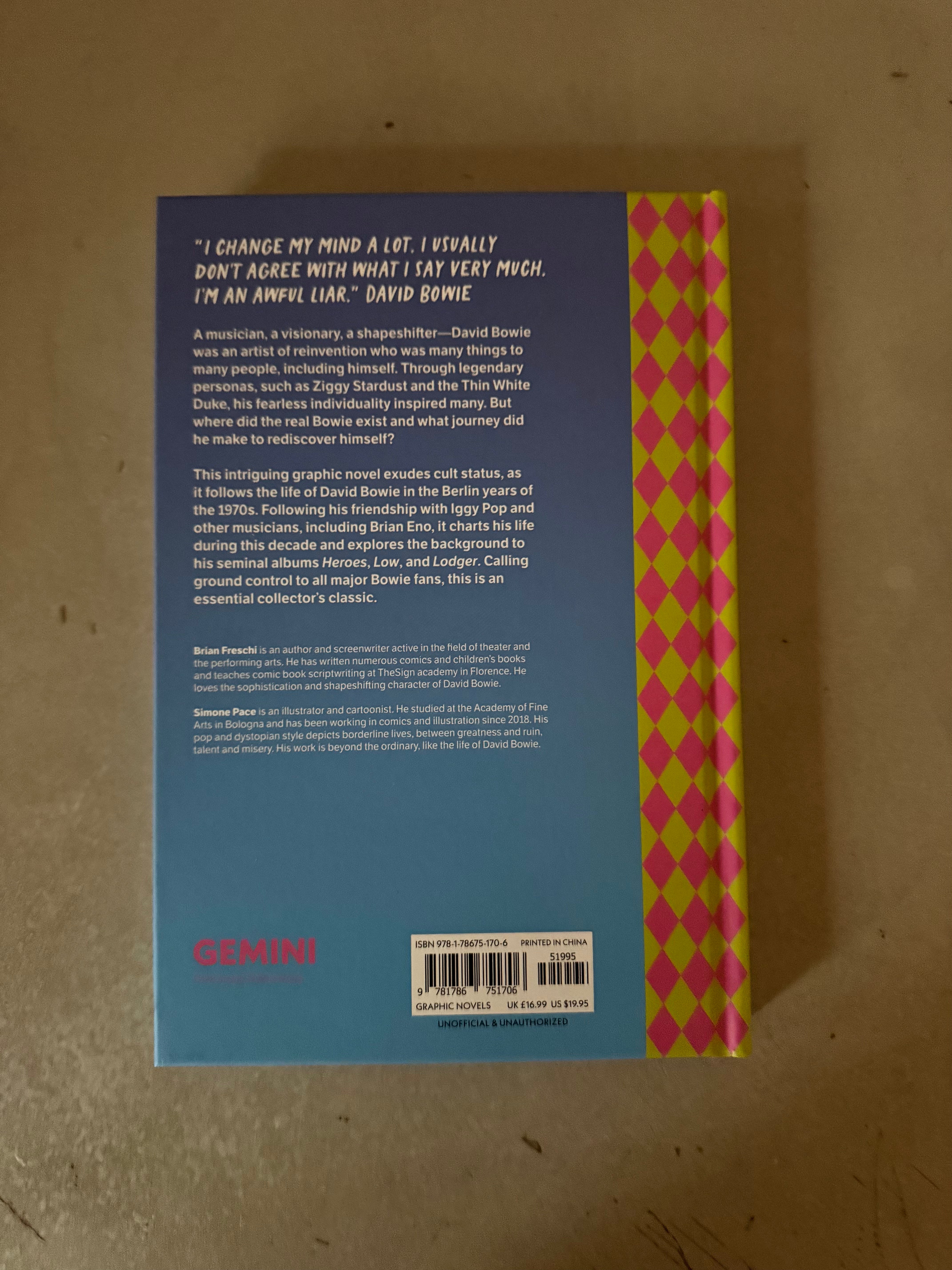 Icongraphics – David Bowie: The Graphic Novel by Brian Freschi