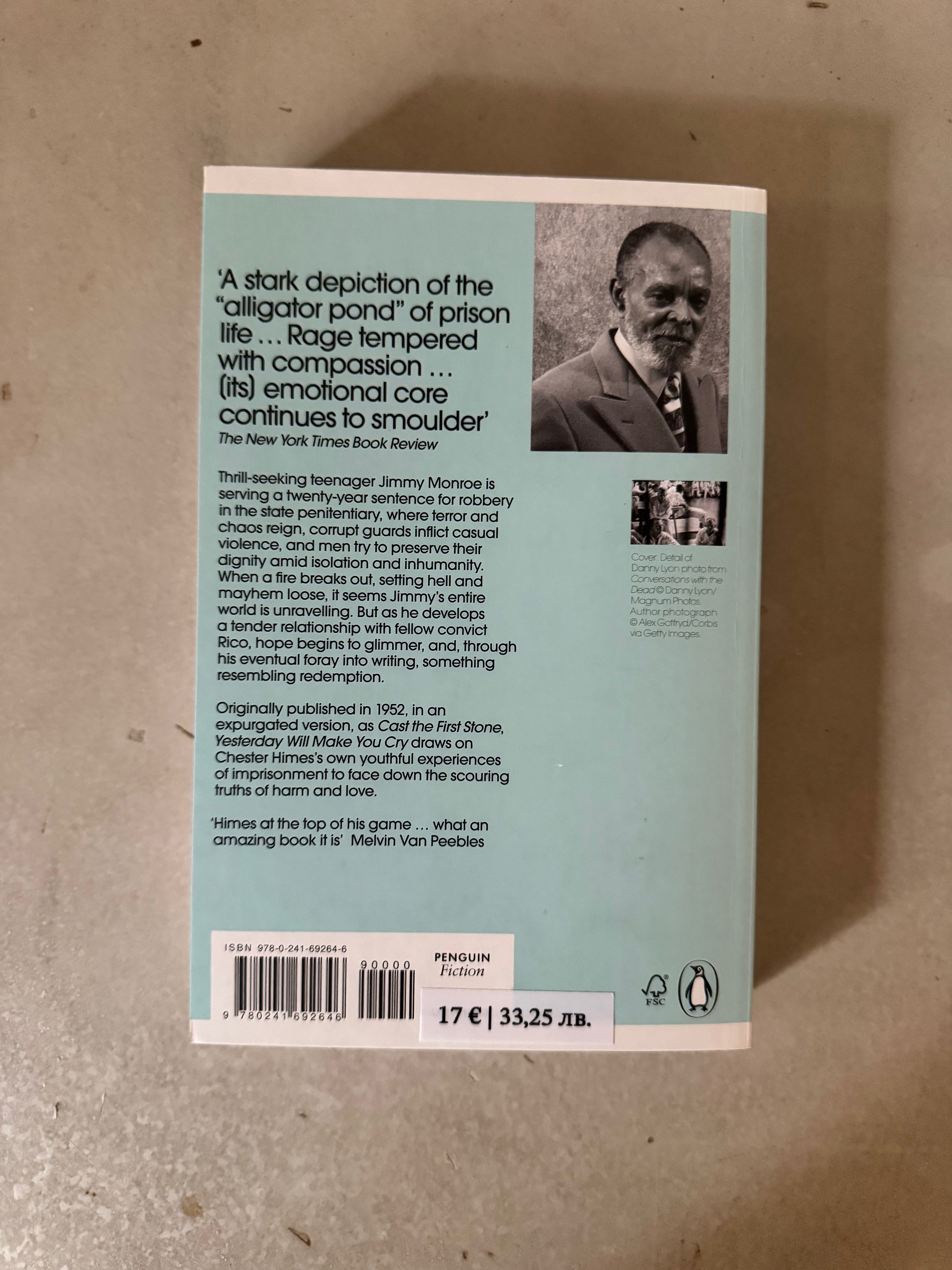 Yesterday Will Make You Cry by Chester Himes
