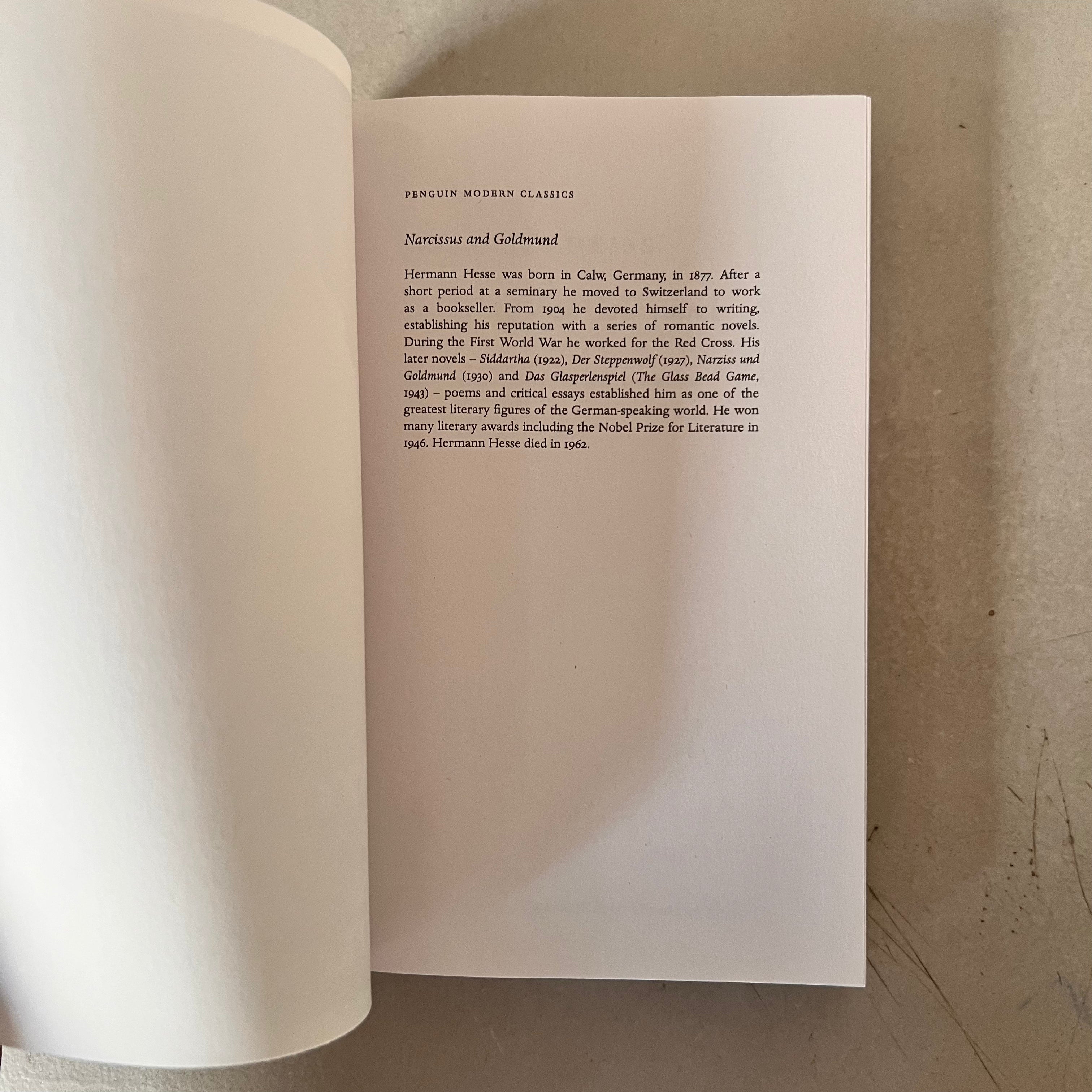 Narcissus and Goldmund by Herman Hesse