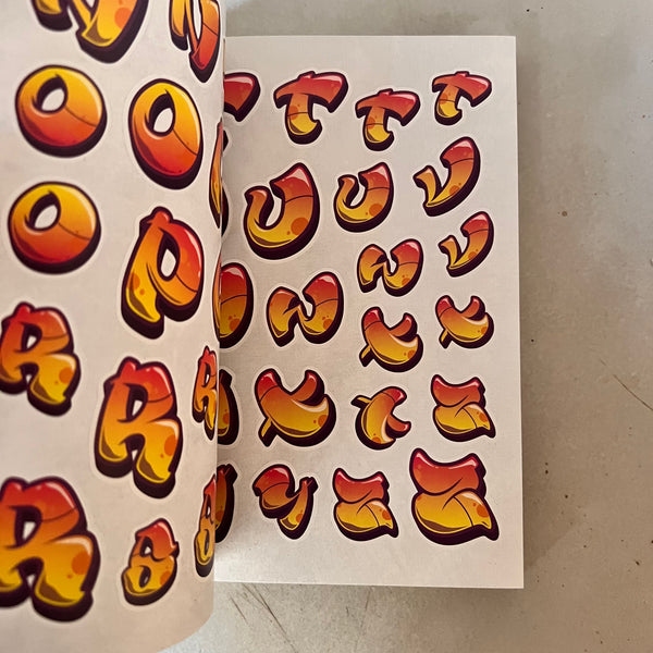 The Graffiti Alphabet Sticker Book: Over 1000 stickers!