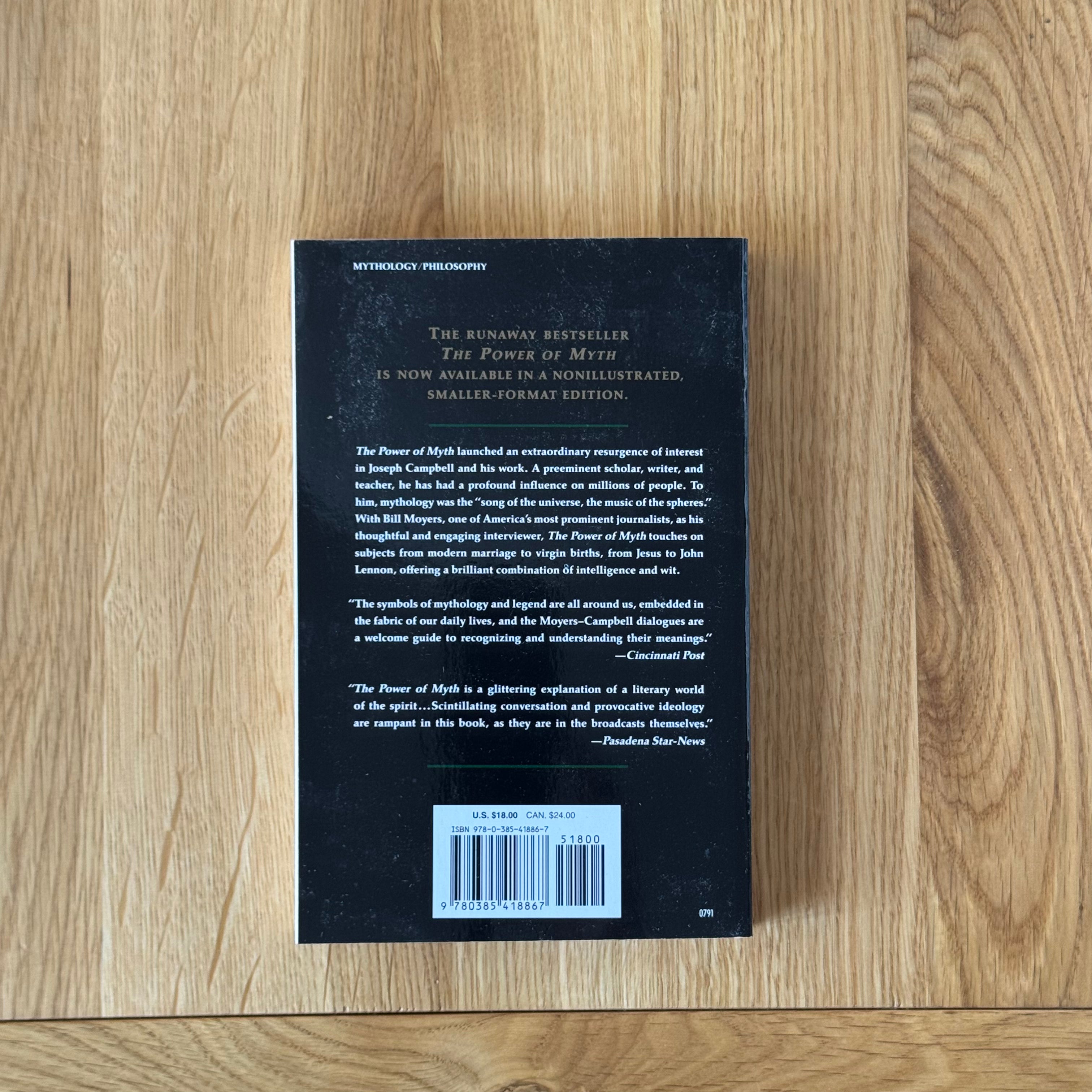 The Power of Myth by Josep Campbell