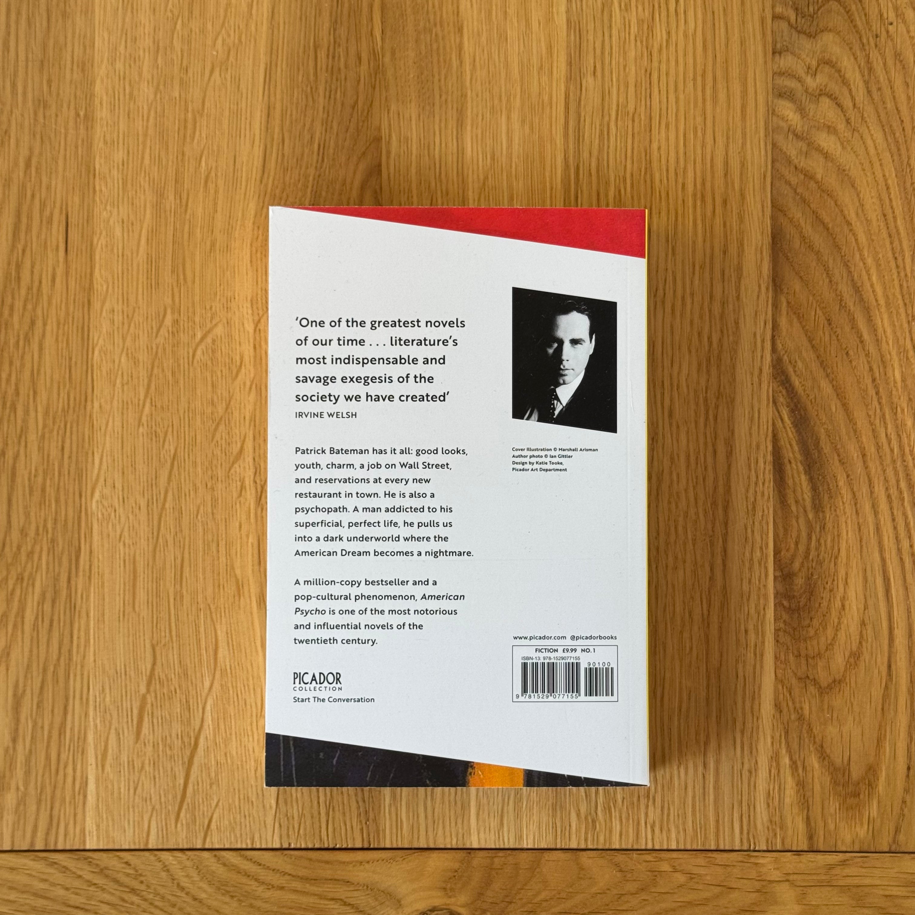 American Psycho by Bret Easton Ellis