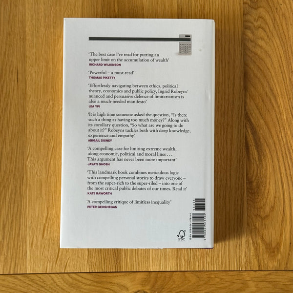 Limitarianism by Ingrid Robeyns