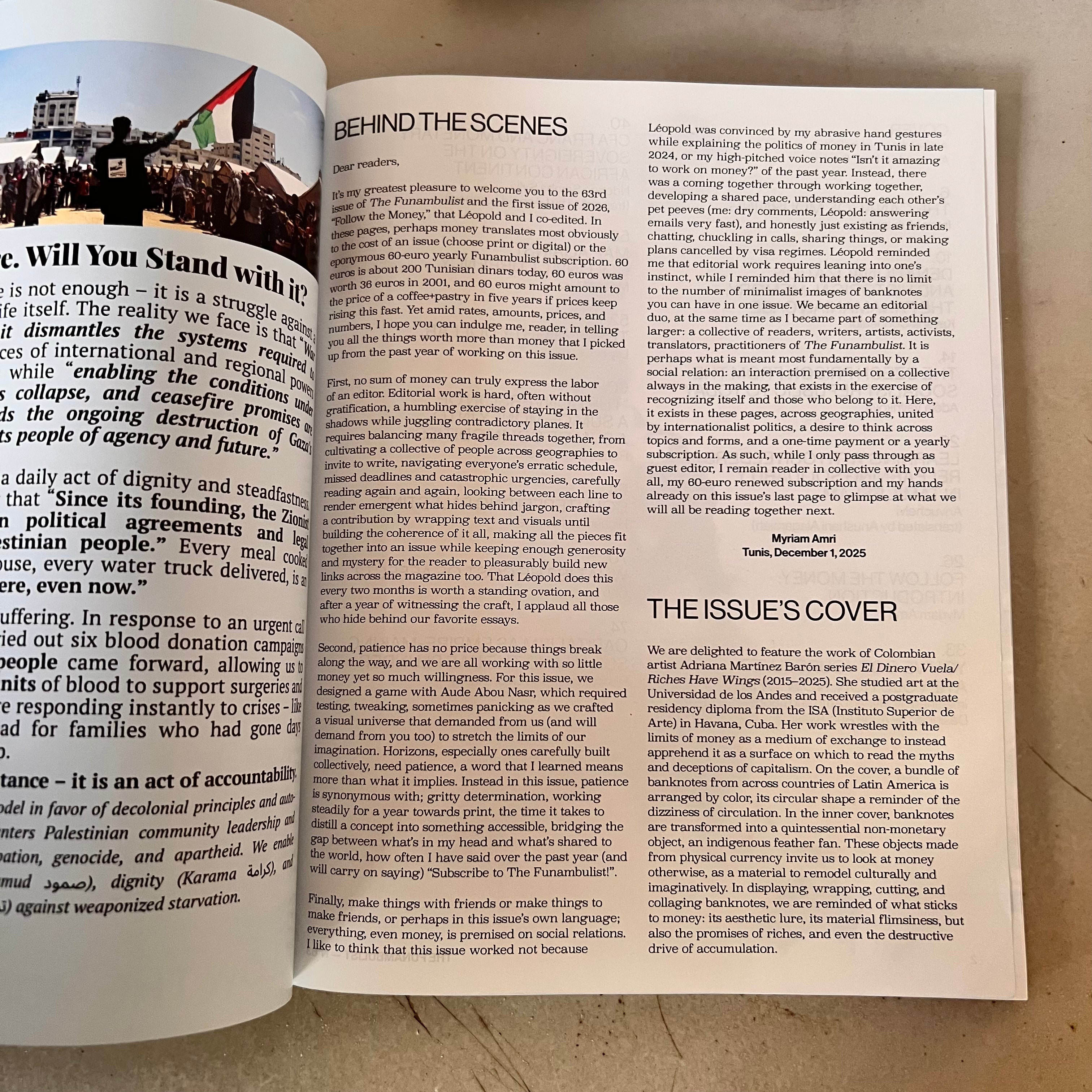 The Funambulist, Issue 63: Follow the Money