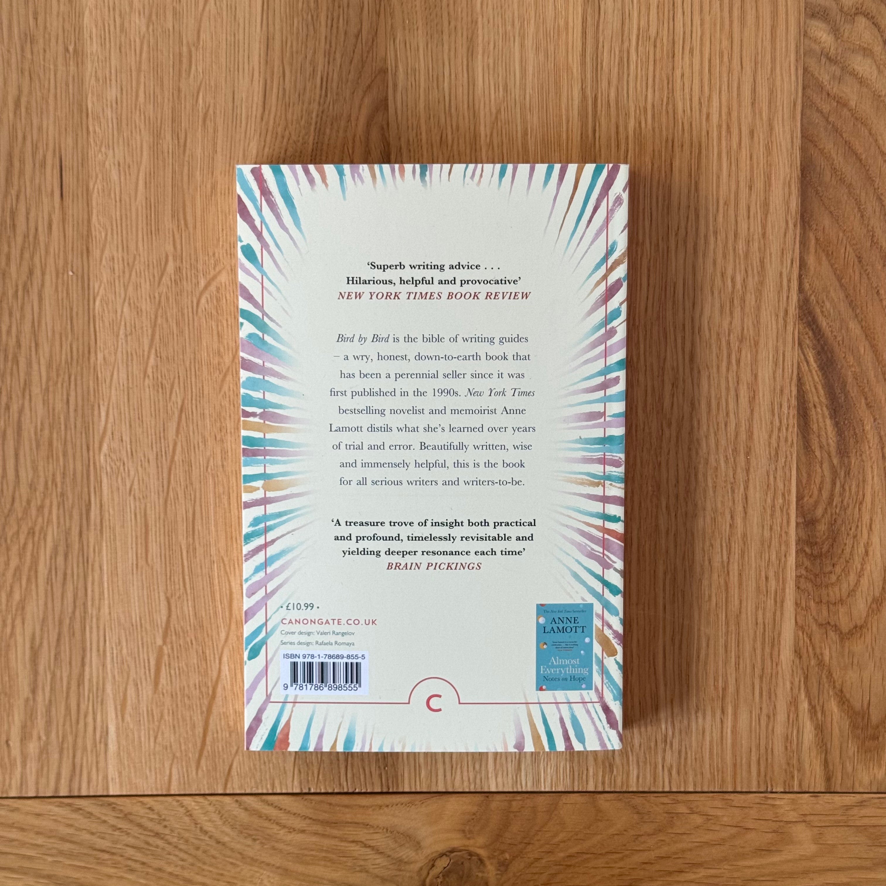 Bird by Bird by Anne Lamott