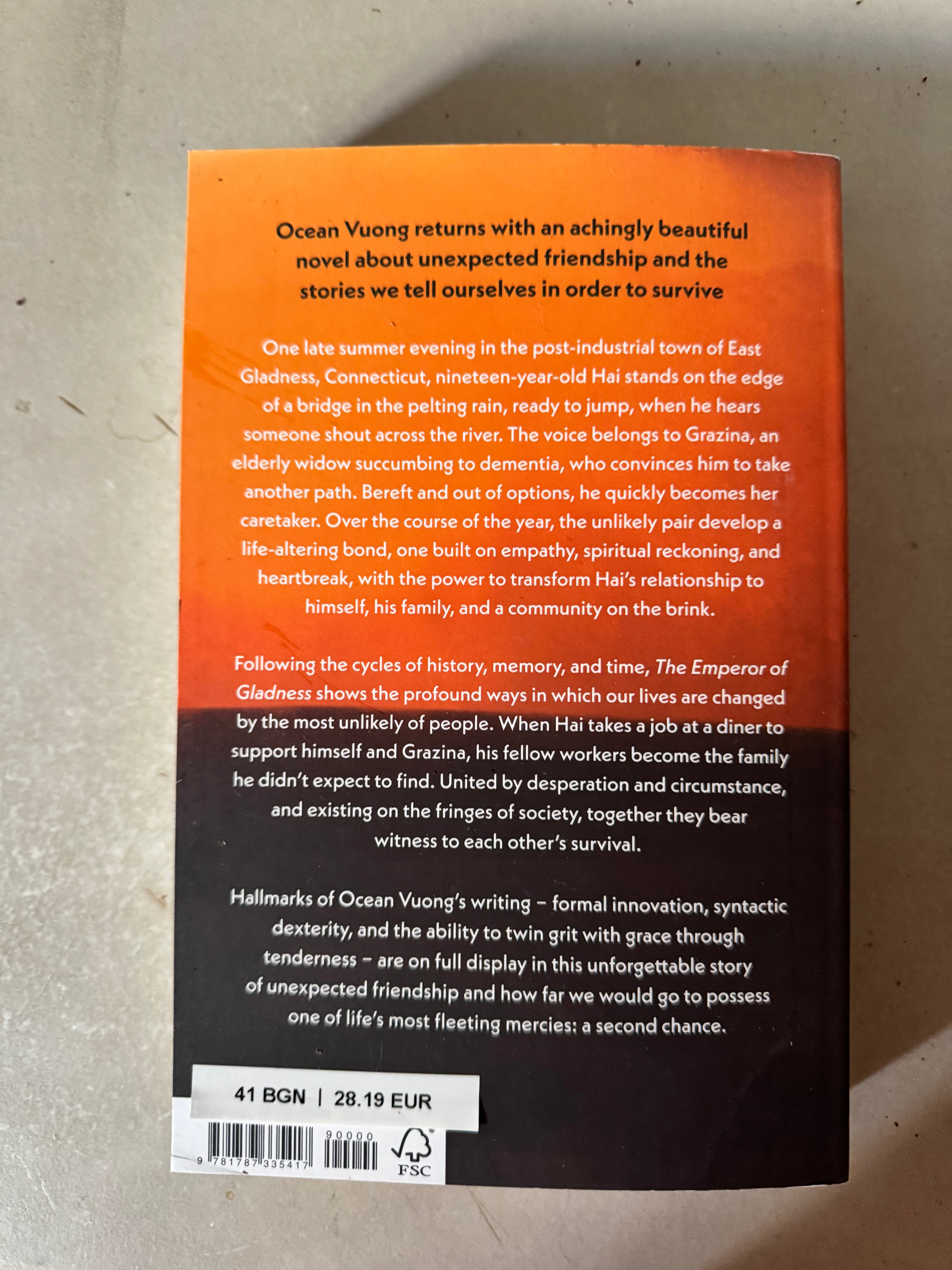 The Emperor of Gladness by Ocean Vuong