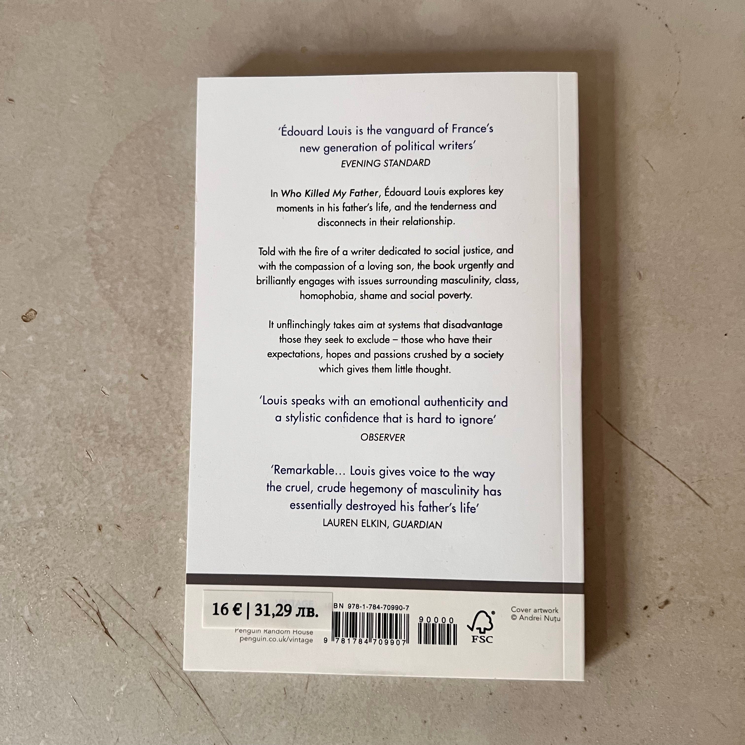 Who Killed My Father by Edouard Louis