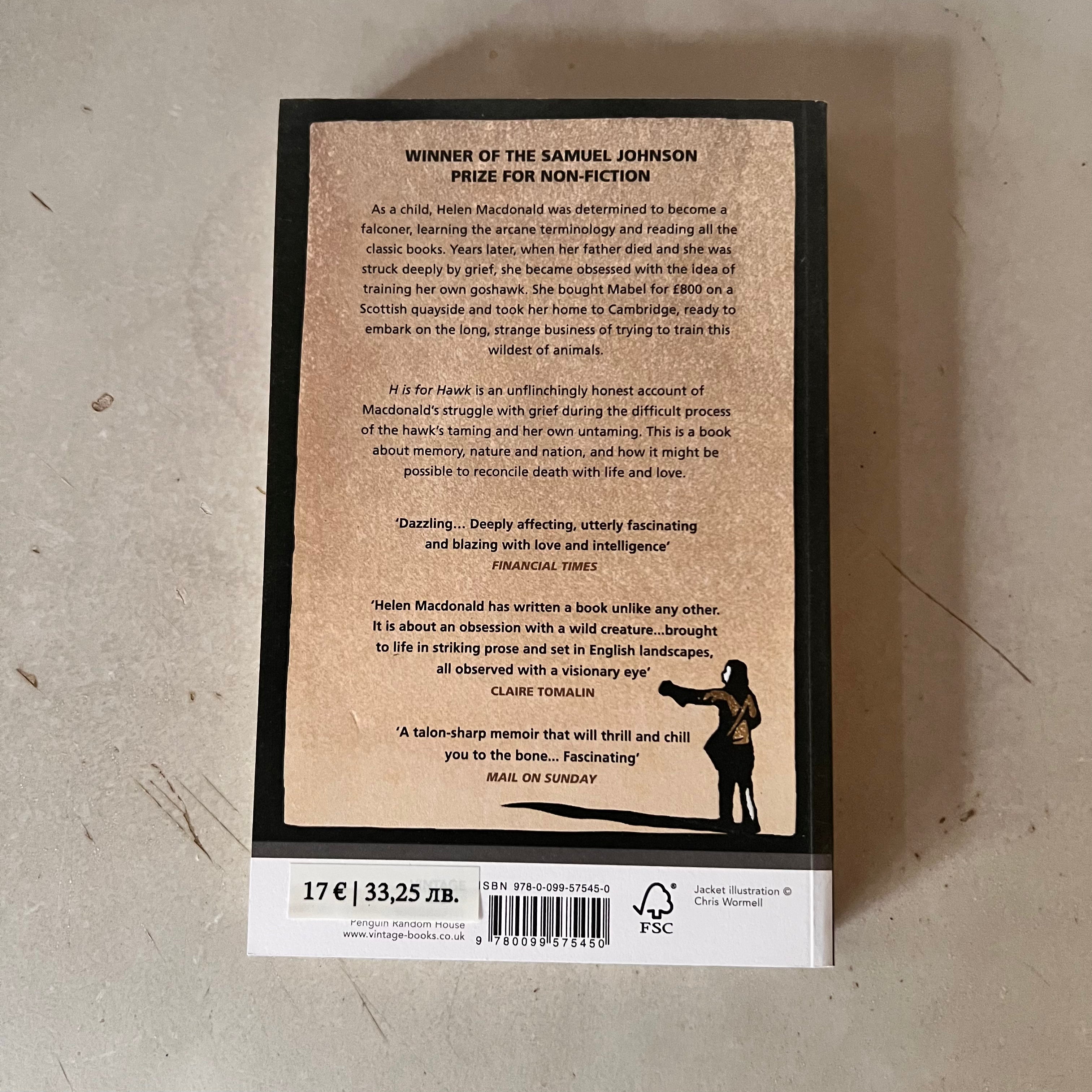 H is for Hawk by Helen Macdonald