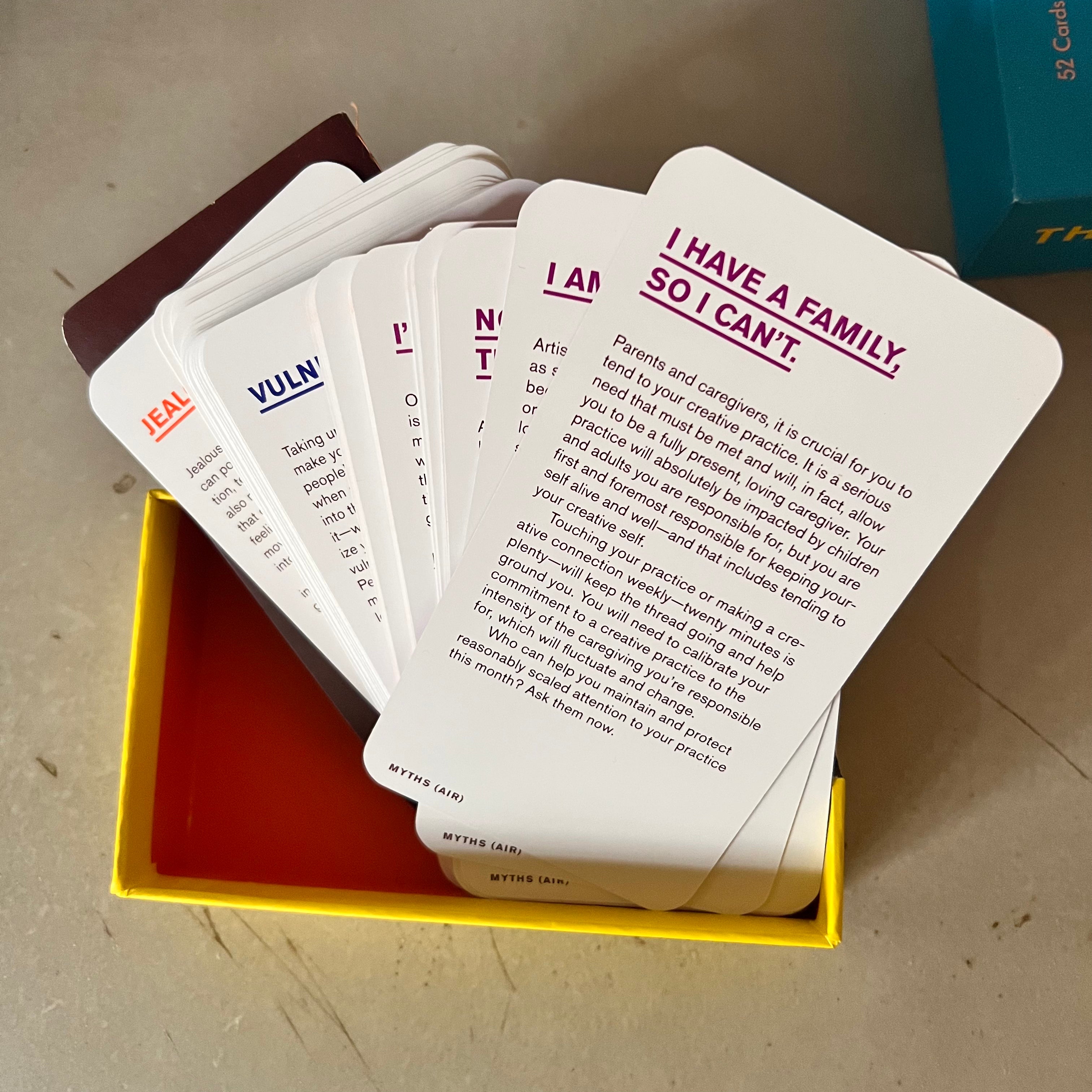 The Artist's Deck: Practical Cards for Everyday Creative Challenges by Beth Pickens