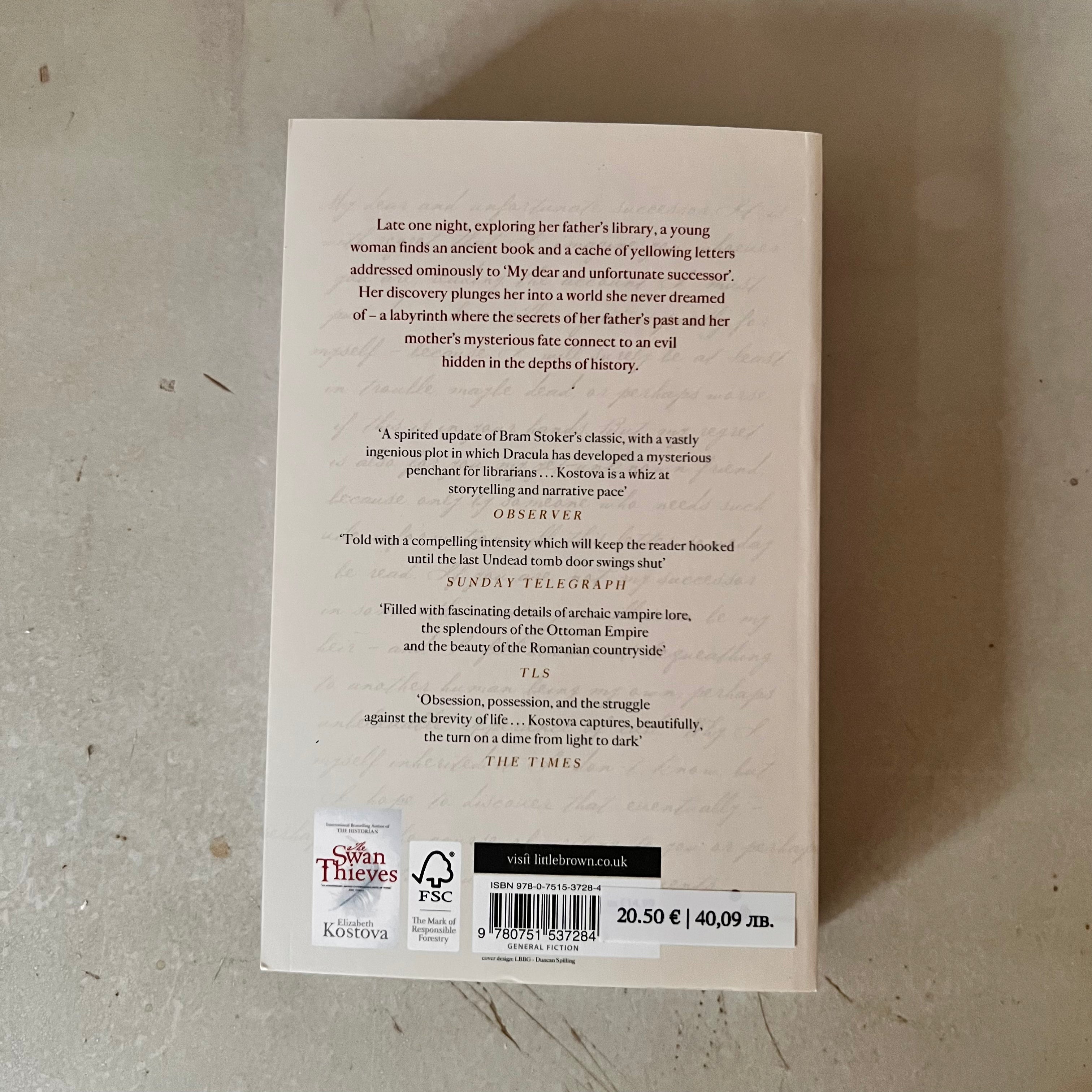 The Historian by Elizabeth Kostova