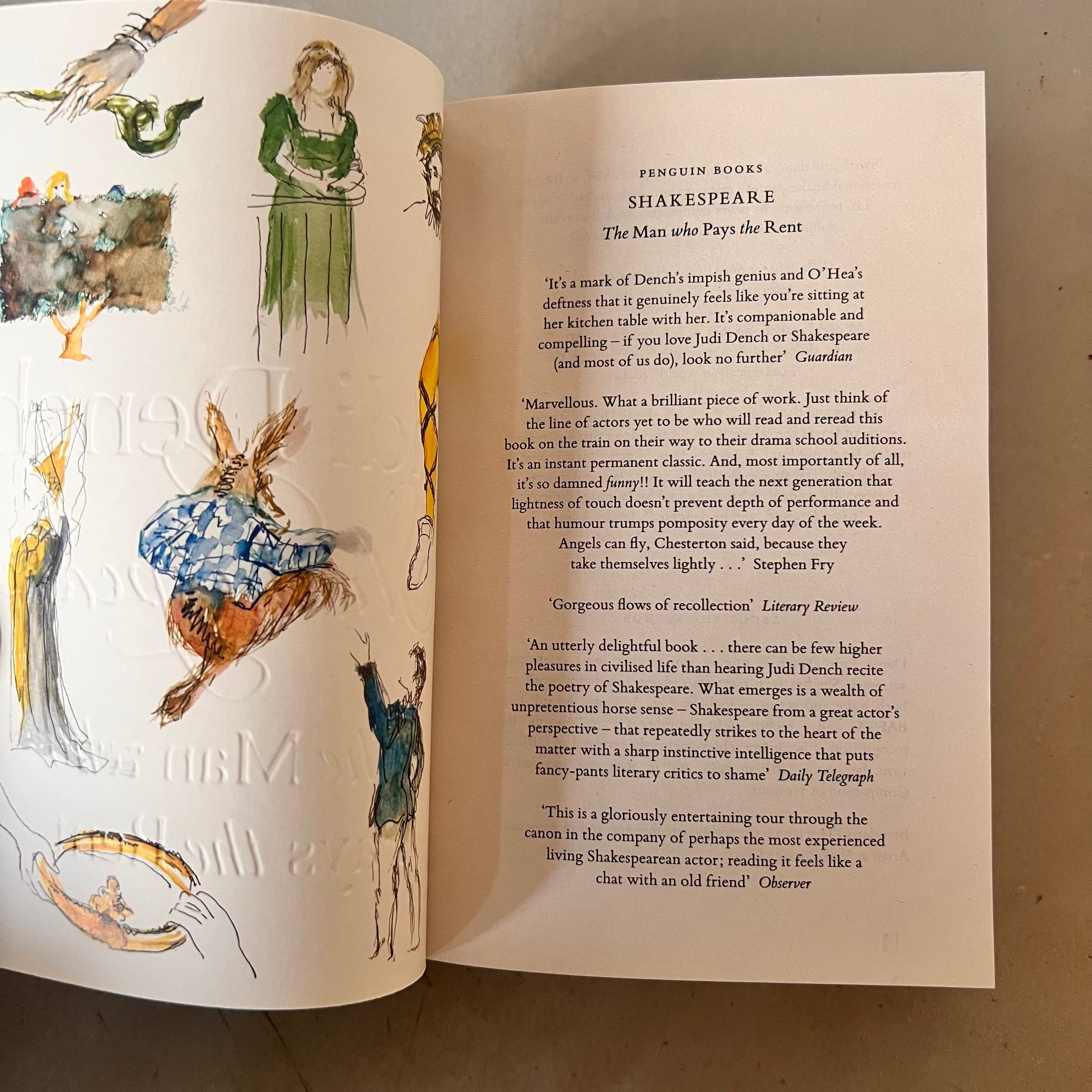 Shakespeare : The Man Who Pays The Rent by Judi Dench