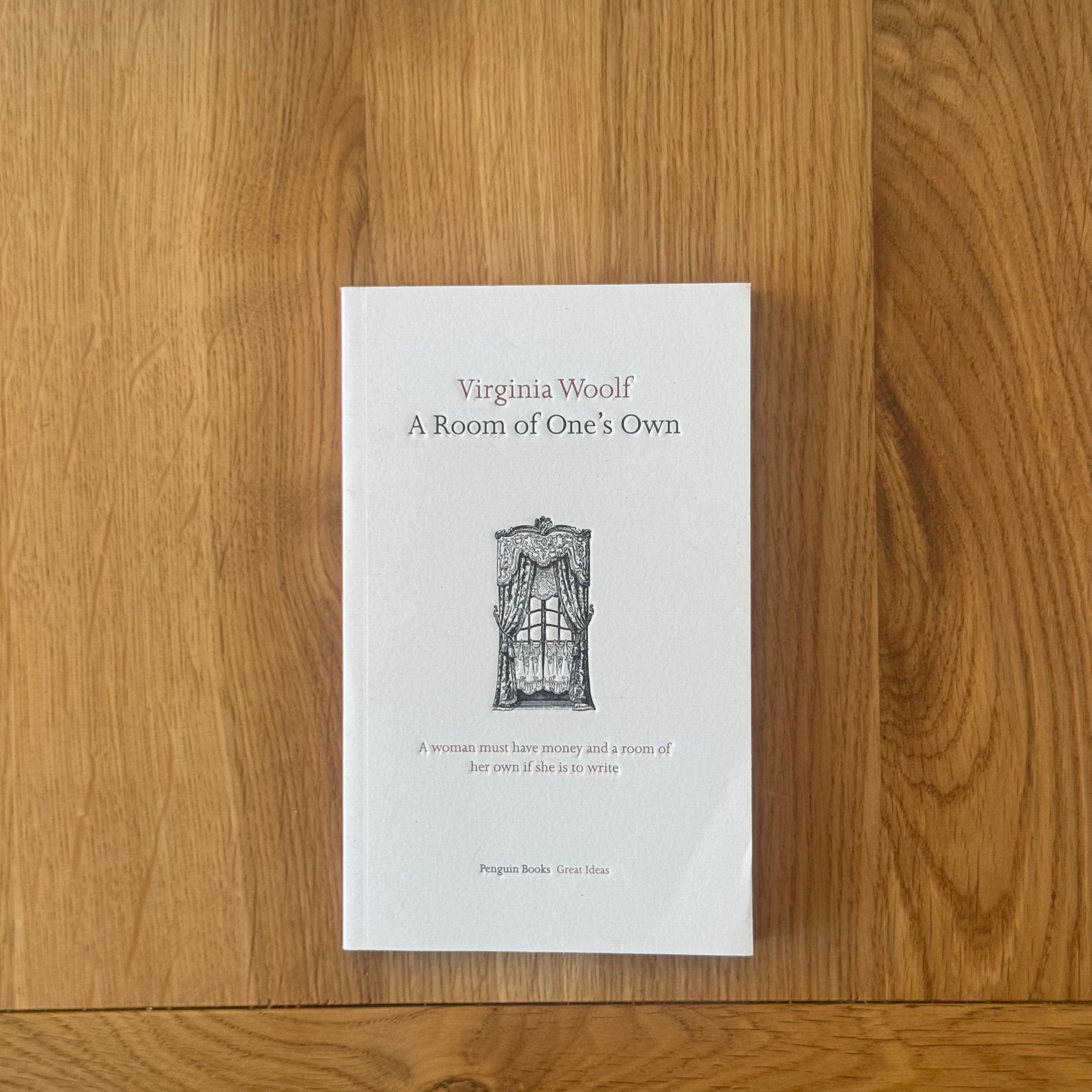 Great Ideas: Room of One's Own by Virginia Woolf