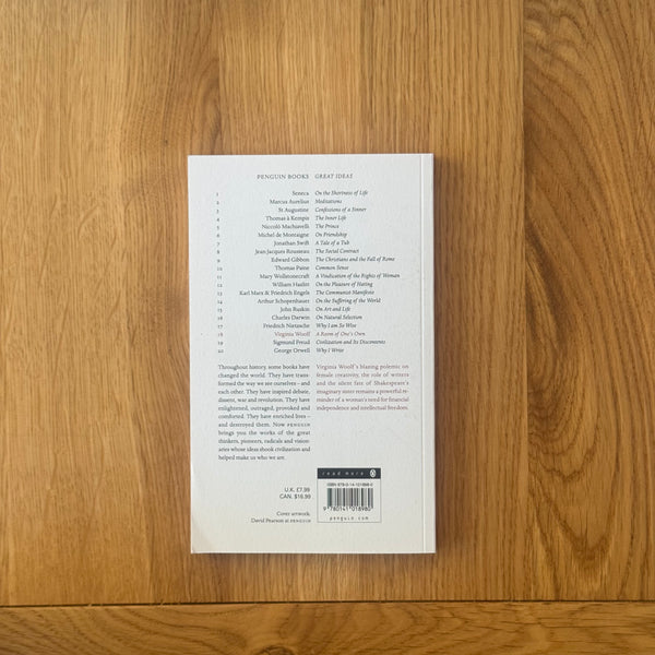 Great Ideas: Room of One's Own by Virginia Woolf