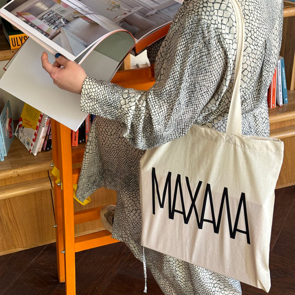 Mahala Tote Bag - yellow/beige