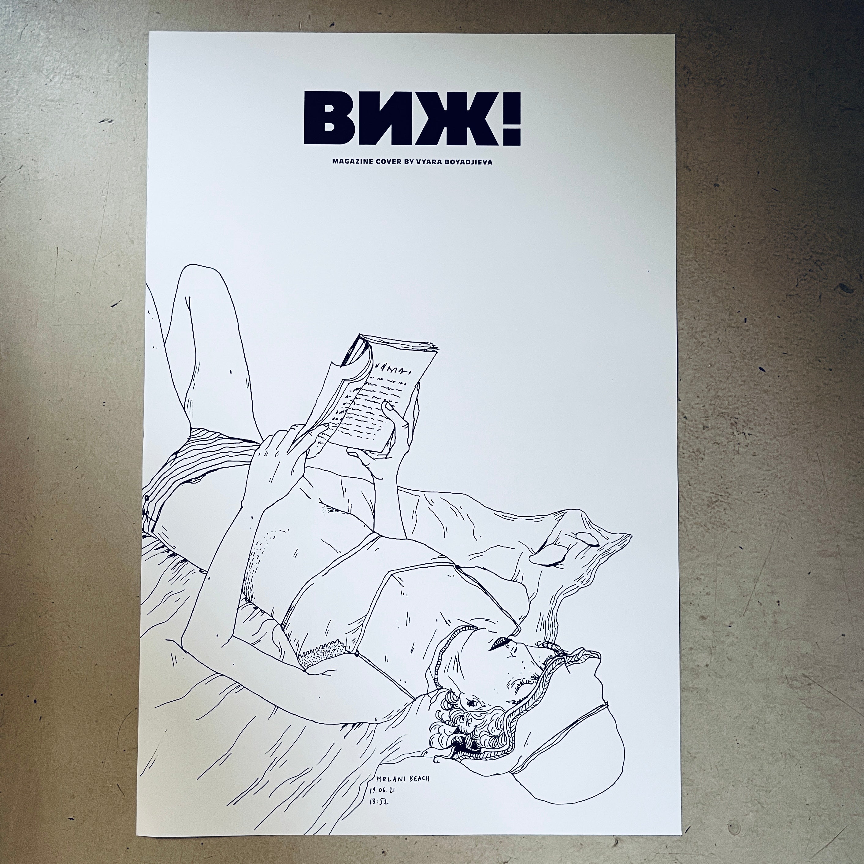 VIJ! Limited edition posters | Magazine Cover by Vyara Boyadzhieva