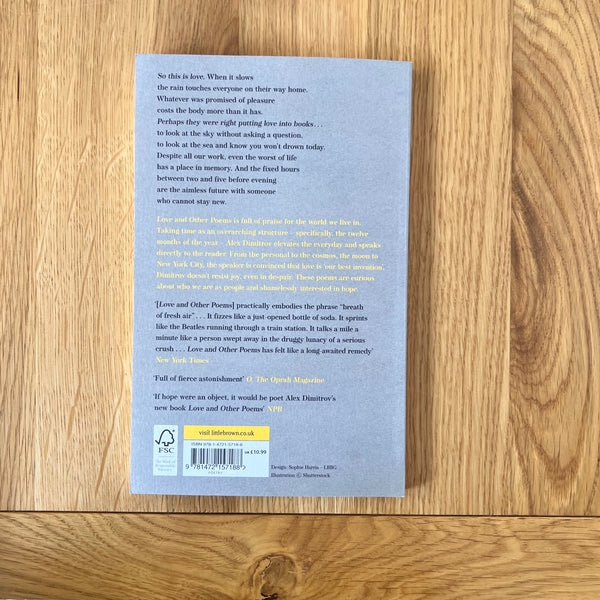 Love and Other Poems by Alex Dimitrov
