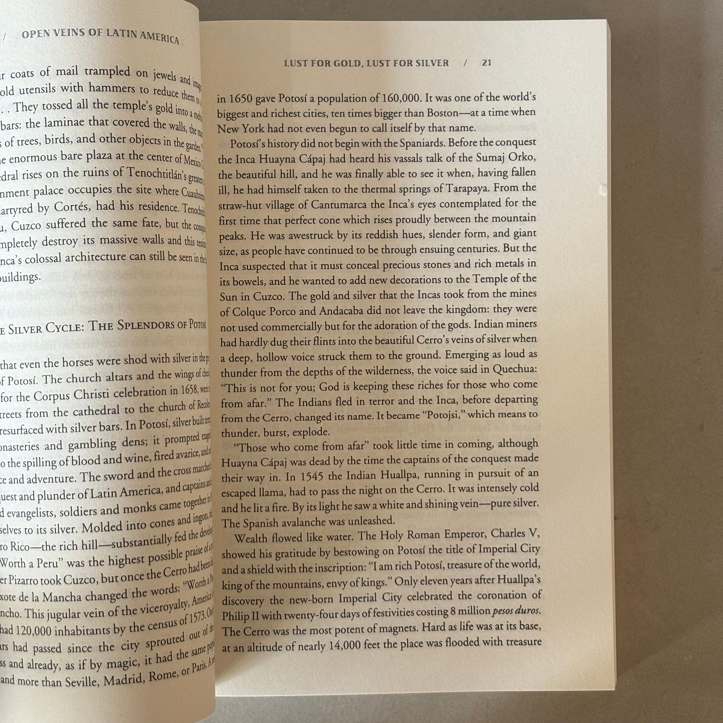 Open Veins of Latin America : Five Centuries of the Pillage of a Continent by Eduardo Galeano