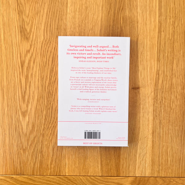 Men Explain Things to Me And Other Essays by Rebecca Solnit