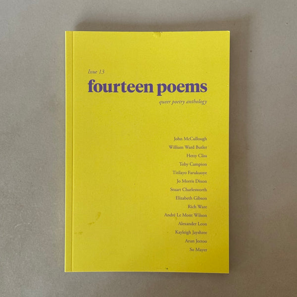 Fourteen Poems, Issue 13