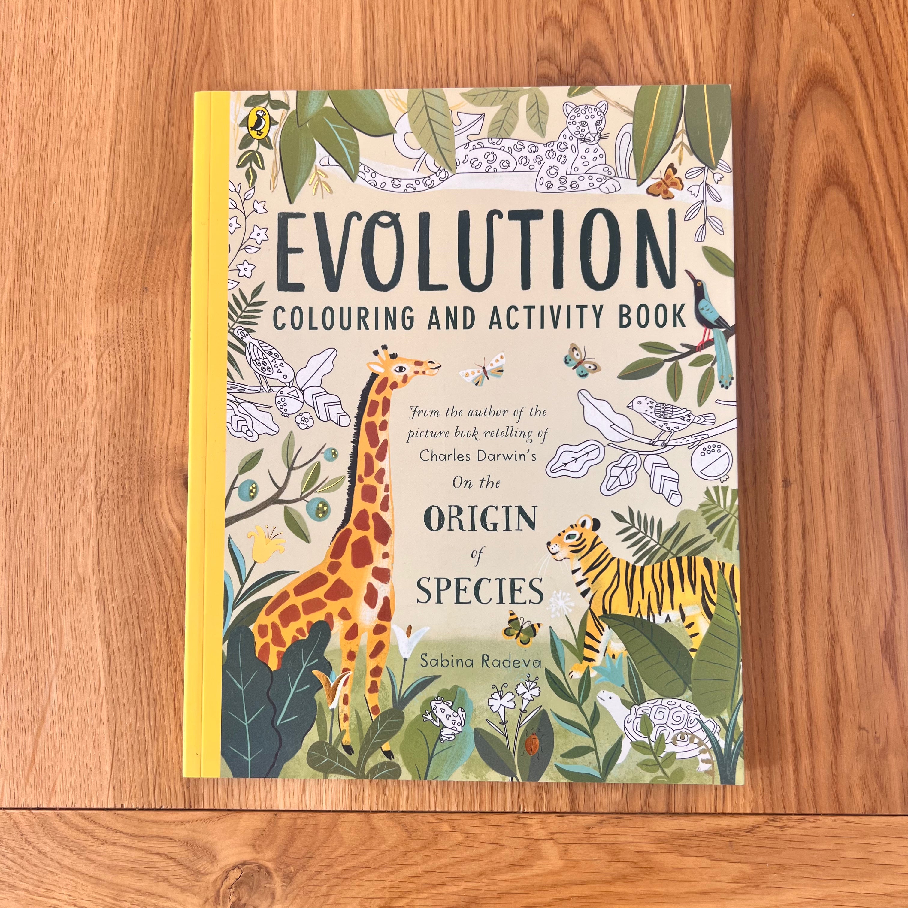 Evolution Colouring and Activity Book by Sabina Radeva