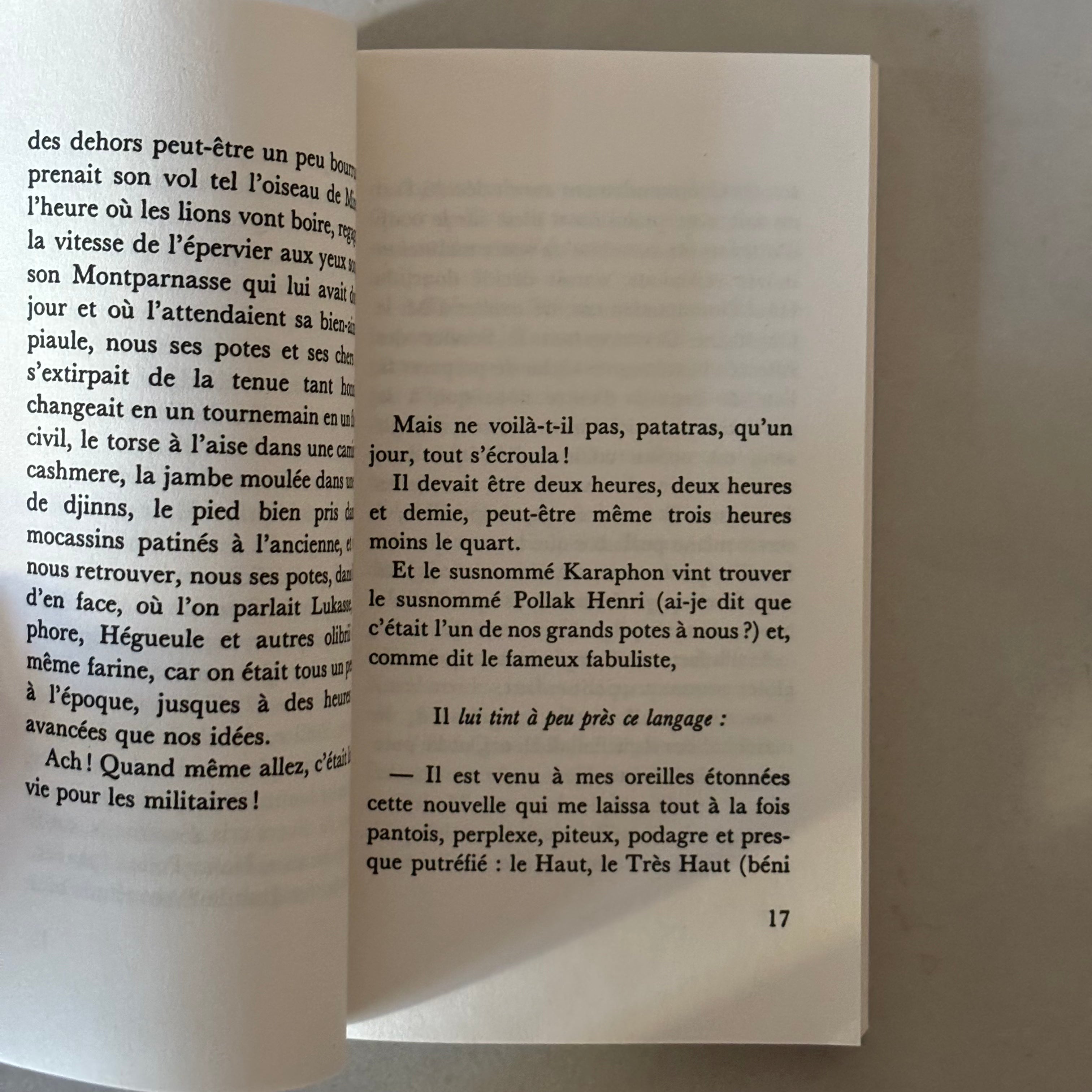 Quel petit velo a guidon chrome au fond de la cour? by Georges Perec