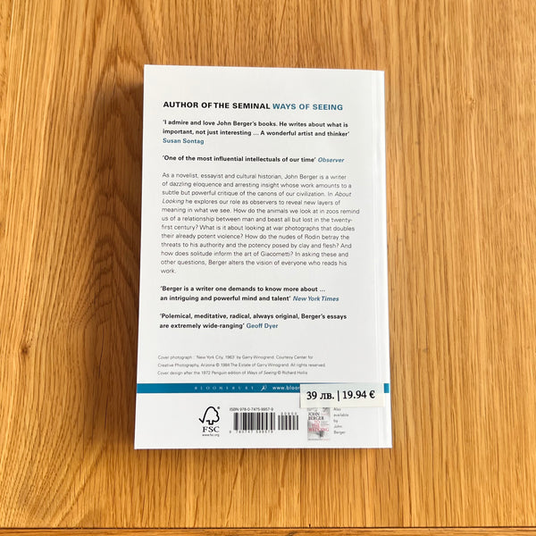 About Looking by John Berger