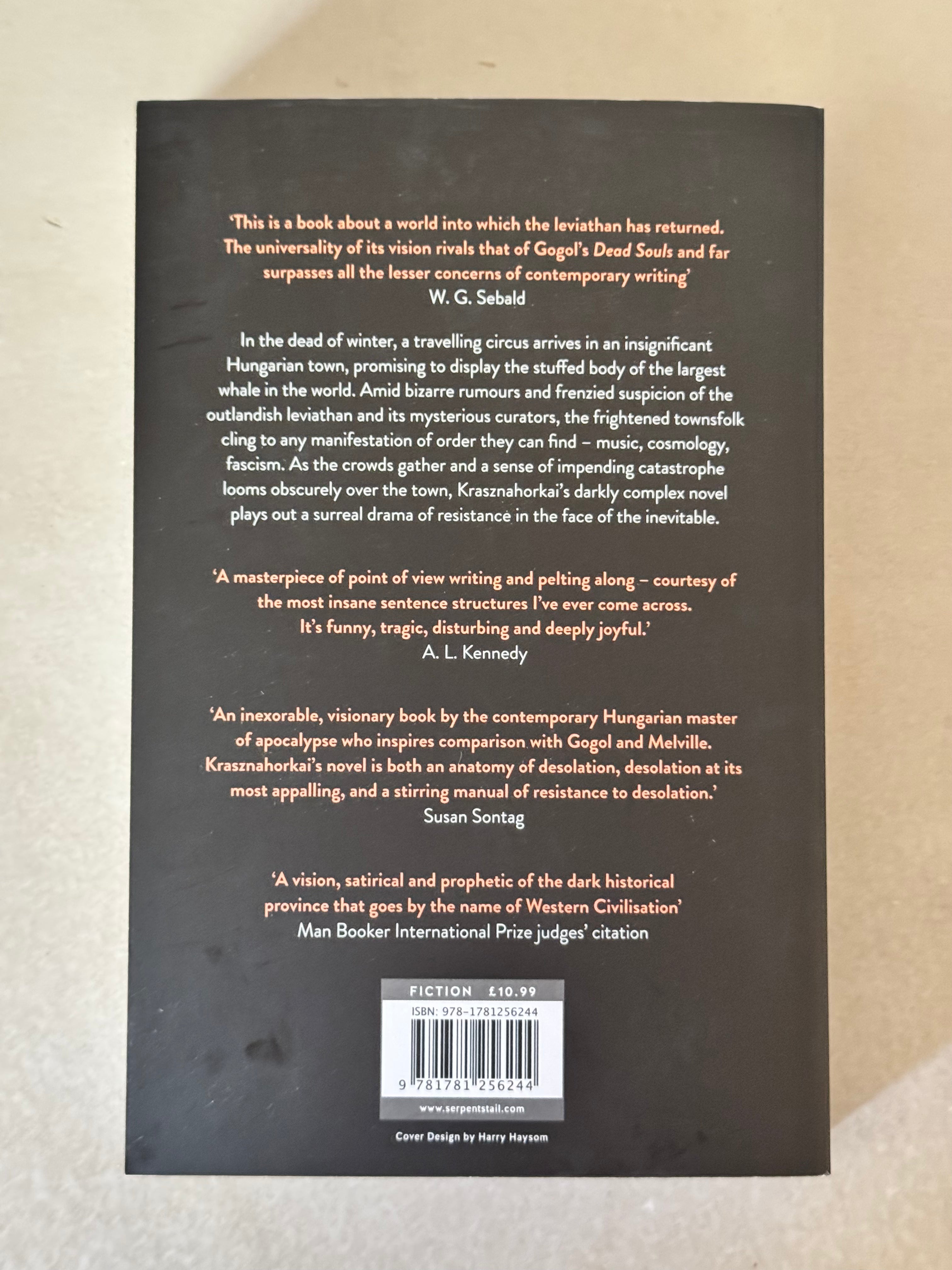 The Melancholy of Resistance by László Krasznahorkai