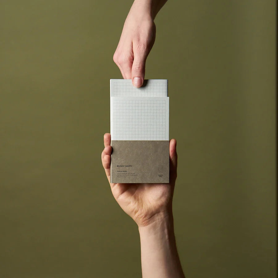 paper republic | 2 x notebooks squared paper [pocket]