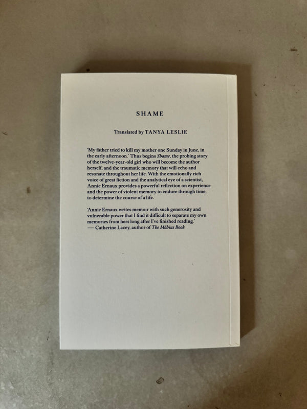 Shame by Annie Ernaux