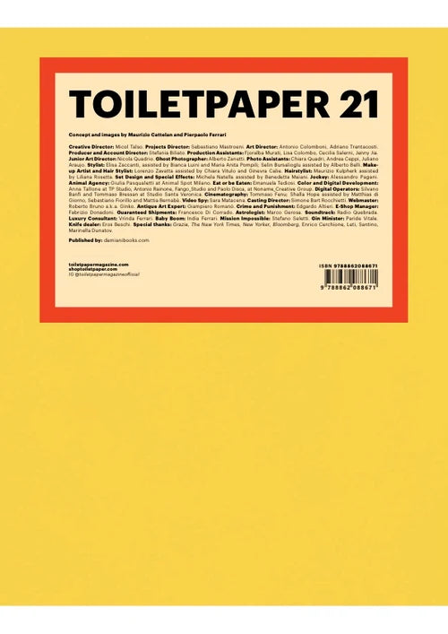 TOILETPAPER MAGAZINE N.21