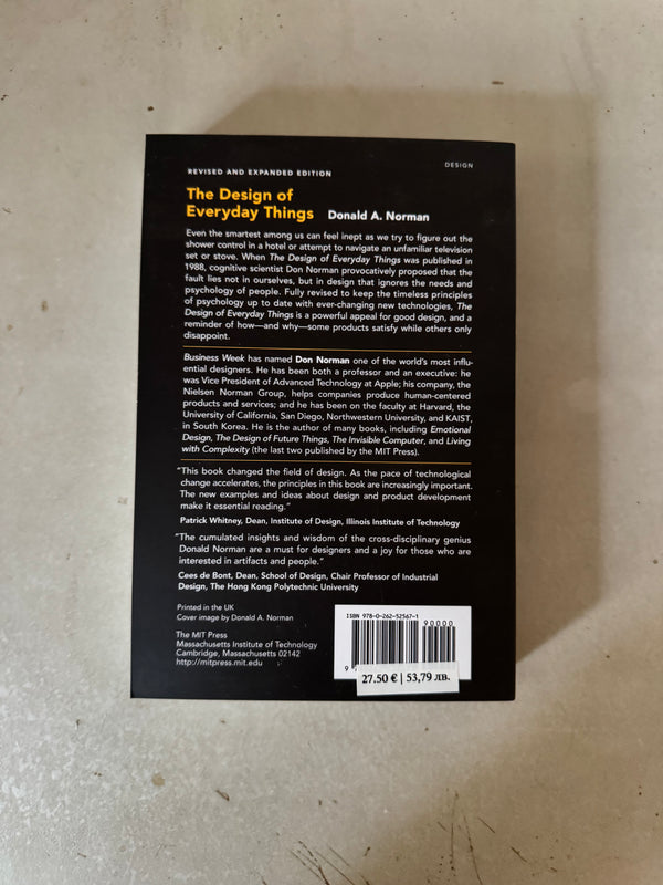 The Design of Everyday Things by Donald A. Norman