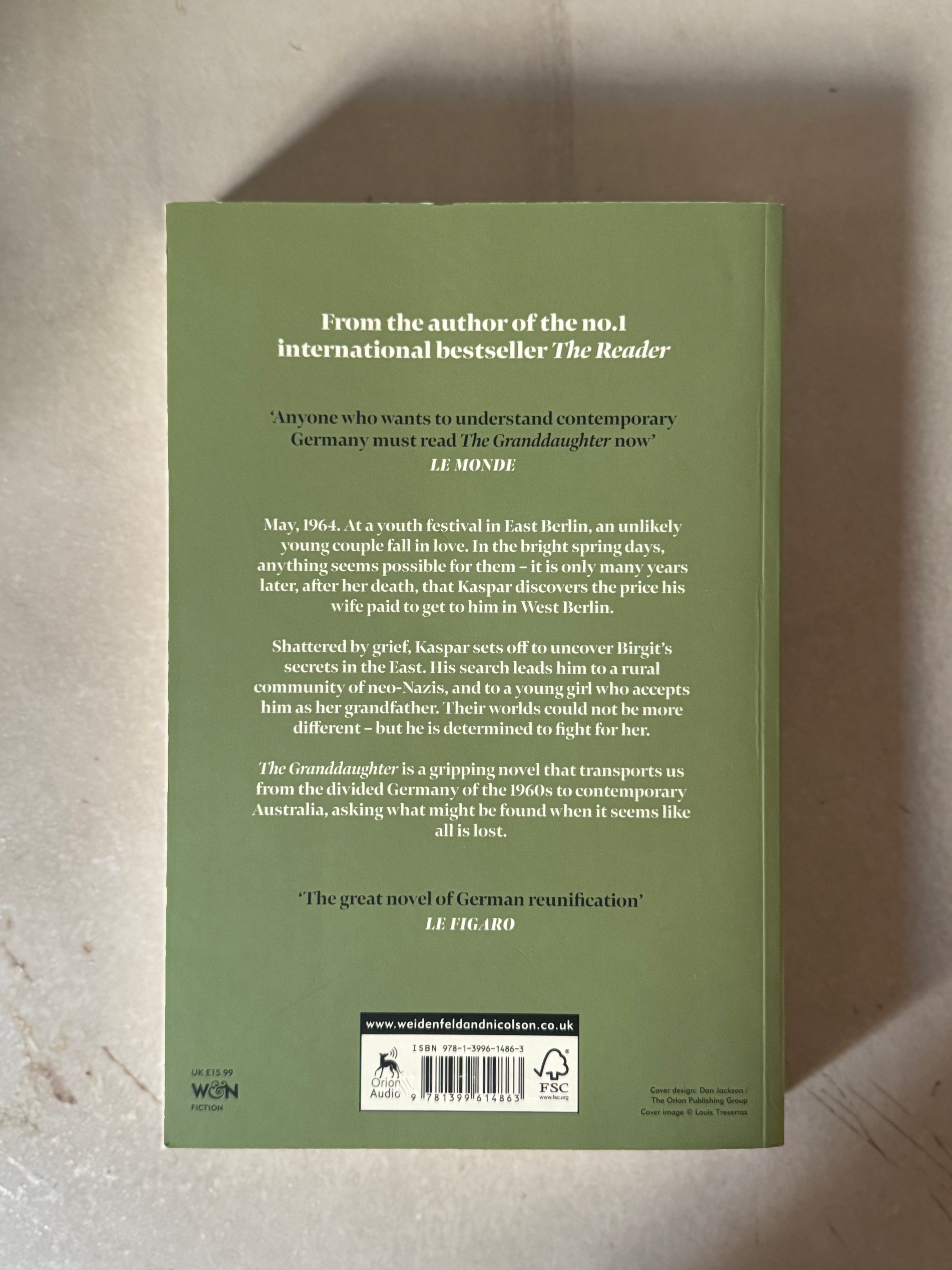 The Granddaughter by Bernhard Schlink