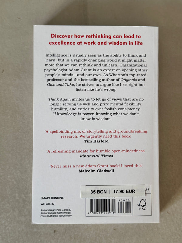 Think Again by Adam Grant