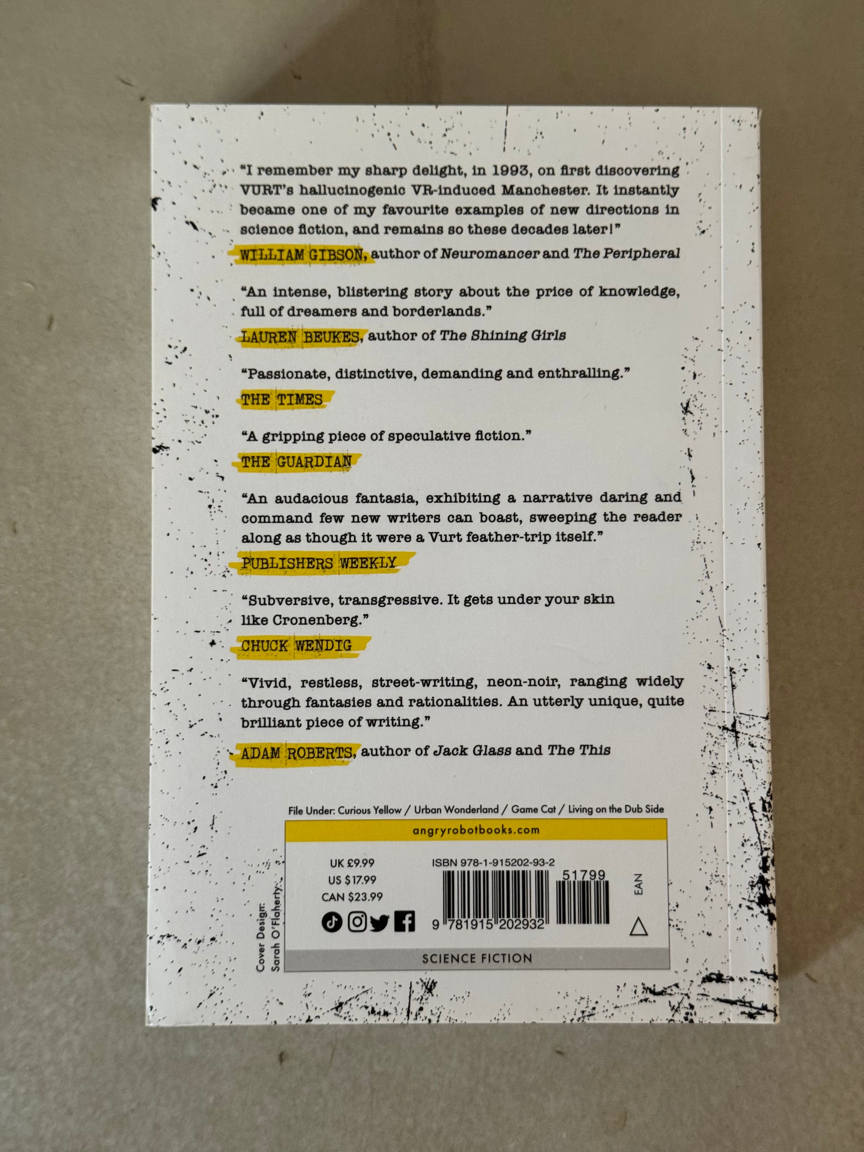 Vurt: 30th Anniversary Edition by Jeff Noon