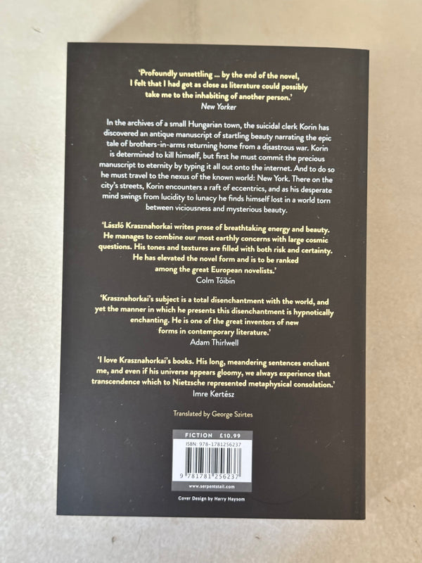 War and War by László Krasznahorkai