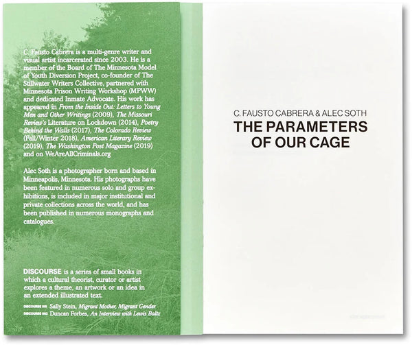 The Parameters of Our Cage (Updated Edition) by C. Fausto Cabrera & Alec Soth