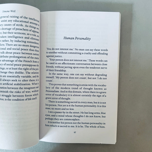 The Power of Words by Simone Weil